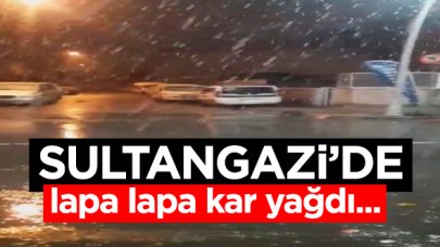 Sultangazi'de ilk kar!