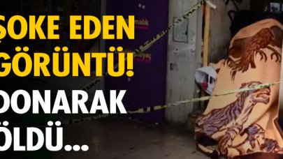 Fatih'te bir kadın donarak hayatını kaybetti