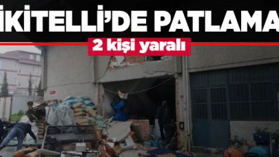 İkitelli'de bir işyerinde patlama! 2 kişi yaralı