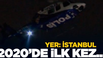 2020'nin ilk huzur operasyonunda helikopter desteği