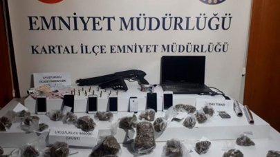 Kartal'da uyuşturucu operasyonu; 1 kilo 261 gram uyuşturucu