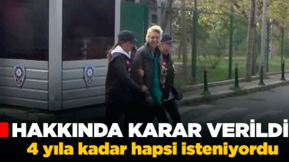 Berrak Karaoğlu tahliye edildi