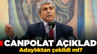 Cemal Canpolat'tan adaylık açıklaması: 'Adaylıktan çekilmedim'