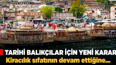 Eminönü'ndeki tarihi balıkçı teknesi davasında yeni karar