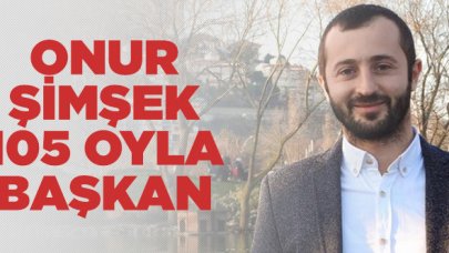 Onur Şimşek 105 oyla başkan seçildi