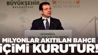 Milyonluk çiçek bahçesi içimi kurutur