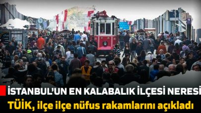 İstanbul'un en kalabalık ilçesi hangisi? TÜİK açıkladı...