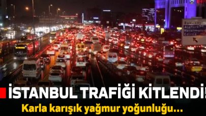 İstanbul trafiğinde yoğunluk!