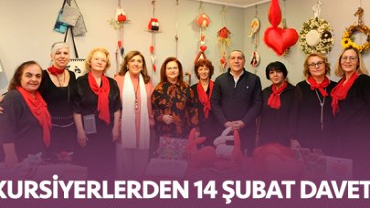 Kursiyerlerden 14 Şubat daveti