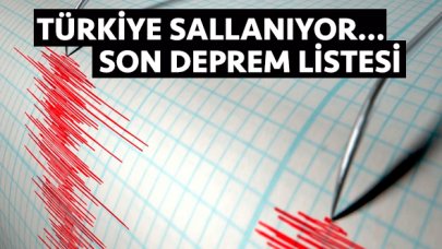 Deprem mi oldu? En son depremler listesi 11 Şubat Salı