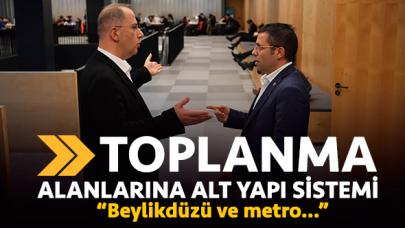 Toplanma alanlarına alt yapı sistemi