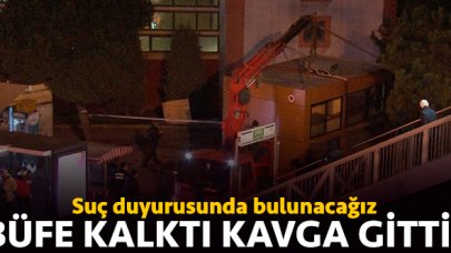 Büfe kalktı tartışma bitti