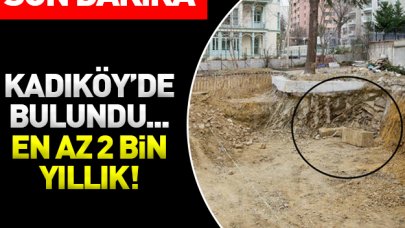 Kadıköy'de en az 2 bin yıllık lahit bulundu