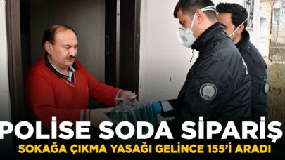 68 yaşındaki Ethem Koçak, polise soda sipariş etti