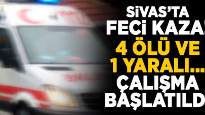 Sivas Suşehri'nde feci kaza: 4 ölü, 1 yaralı | Ölü ve yaralıların isimleri belli mi?