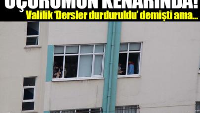 Uçurumun kenarında!