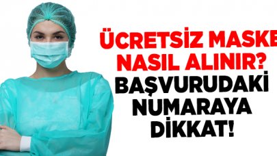 E-Devlet üzerinden ücretsiz maske nasıl alınır? Ücretsiz maske başvuru numarasına dikkat