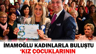 İmamoğlu kadınlarla buluştu