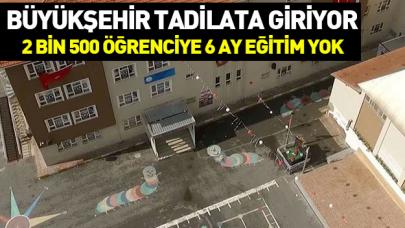 Büyükşehir tadilata giriyor