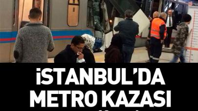 İstanbul'da metro kazası: 13 yaralı