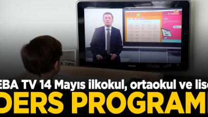 EBA TV 14 Mayıs Perşembe ilkokul, ortaokul ve lise dersleri ve tekrar dersleri