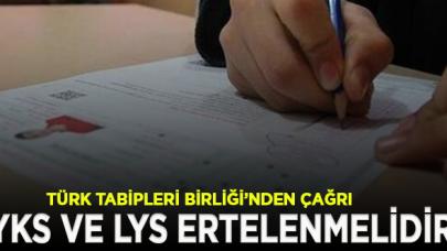 Türk Tabipleri Birliği: YKS ve LYS ertelenmelidir