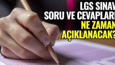 2020 LGS sınav soruları ve cevapları açıklandı mı? Soru ve cevapları indir