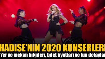 2020 Hadise Konserleri | Bilet fiyatları ve konser takvimi