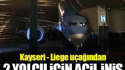 Liege uçağından Atatürk Havalimanı'na acil iniş