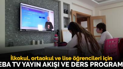 23 Ekim Cuma EBA TV canlı yayın akışı! İlkokul, ortaokul ve lise ders programı