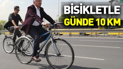 Bisikletle günde 10 kilometre!