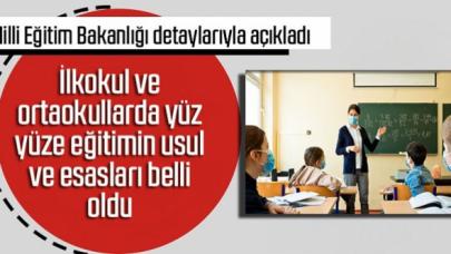 MEB, yüz yüze eğitimin usul ve esaslarını açıkladı