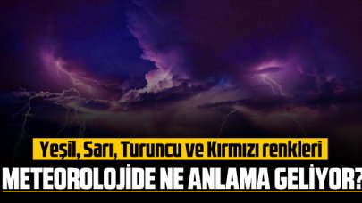 Hava tahminlerinde yeşil, sarı, turuncu ve kırmızı ne anlama geliyor?