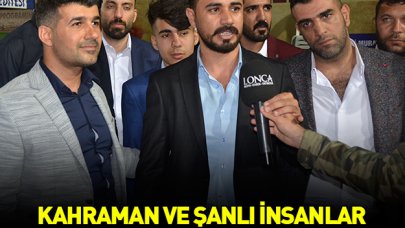 Kahraman ve şanlı  insanlar bir araya geldi