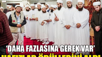 Hafızlar ödüllerine kavuştu