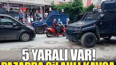 Sultangazi'de pazarda silahlı kavga: 5 yaralı