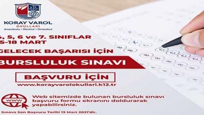 Koray Varol Okullar'ından 28 öğrenciye burs: Sınav başvurusu için 13 Mart son