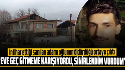 Malatya'da intihar ettiği sanılan adamı oğlunun öldürdüğü ortaya çıktı: 'Eve geç gitmeme karışıyordu, ben de sinirlendim vurdum'