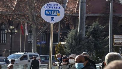 Ankara Büyükşehir Belediyesi'nden 35 meydanda ücretsiz internet hizmeti