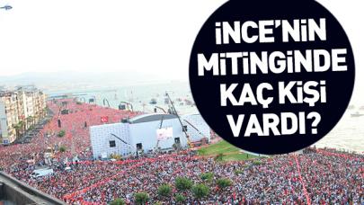 Muharrem İnce'nin İzmir'deki mitinginde kaç kişi vardı?