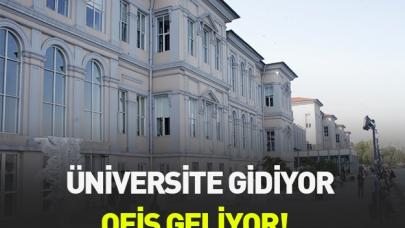 Üniversite gidiyor ofis geliyor!