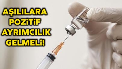 Prof. Dr. İsmail Cinel:  En geç 20 gün içinde aşılılara pozitif ayrımcılık gelmeli