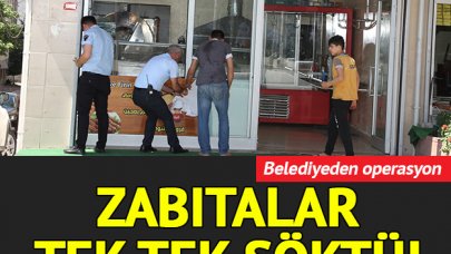 Esenyurt'ta Arapça tabelalar sökülüyor