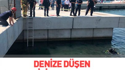 Kadıköy'de denize düşen kişi kayboldu