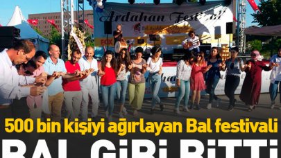 5 günde 500 bin ziyaretçi alan  Bal Festivali bal gibi sona erdi...