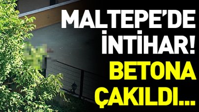 Maltepe'de intihar