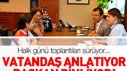 Vatandaş anlatıyor İmamoğlu dinliyor!