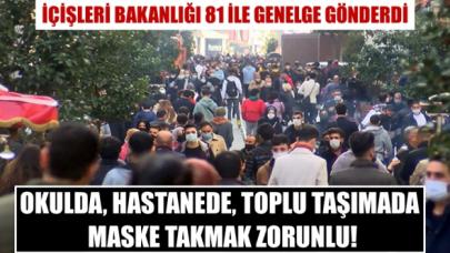 Okulda, hastanede, toplu taşımada maske takma zorunluğu devam edecek