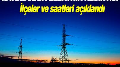 İstanbul'un çeşitli ilçelerinde elektrik kesintidi - 21 Aralık Perşembe elektrik ne zaman gelecek