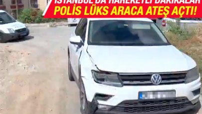 Büyükçekmece'de hareketli anlar! Polis ateş açtı